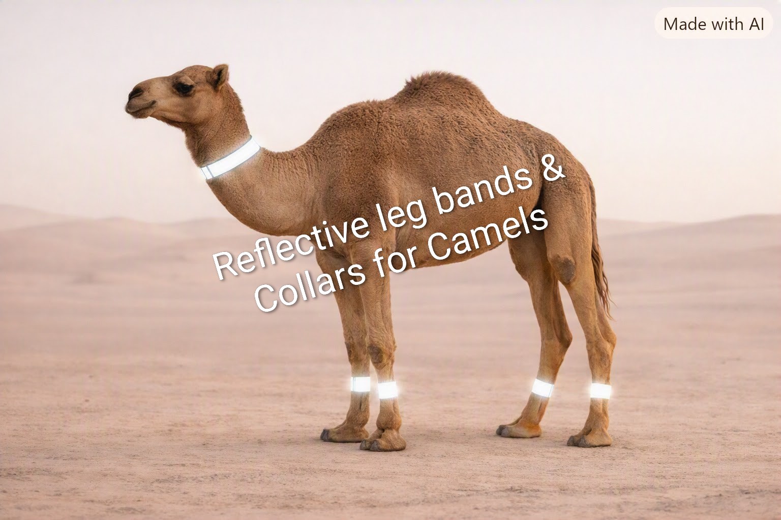 Reflective Leg bands and Collars for Camels