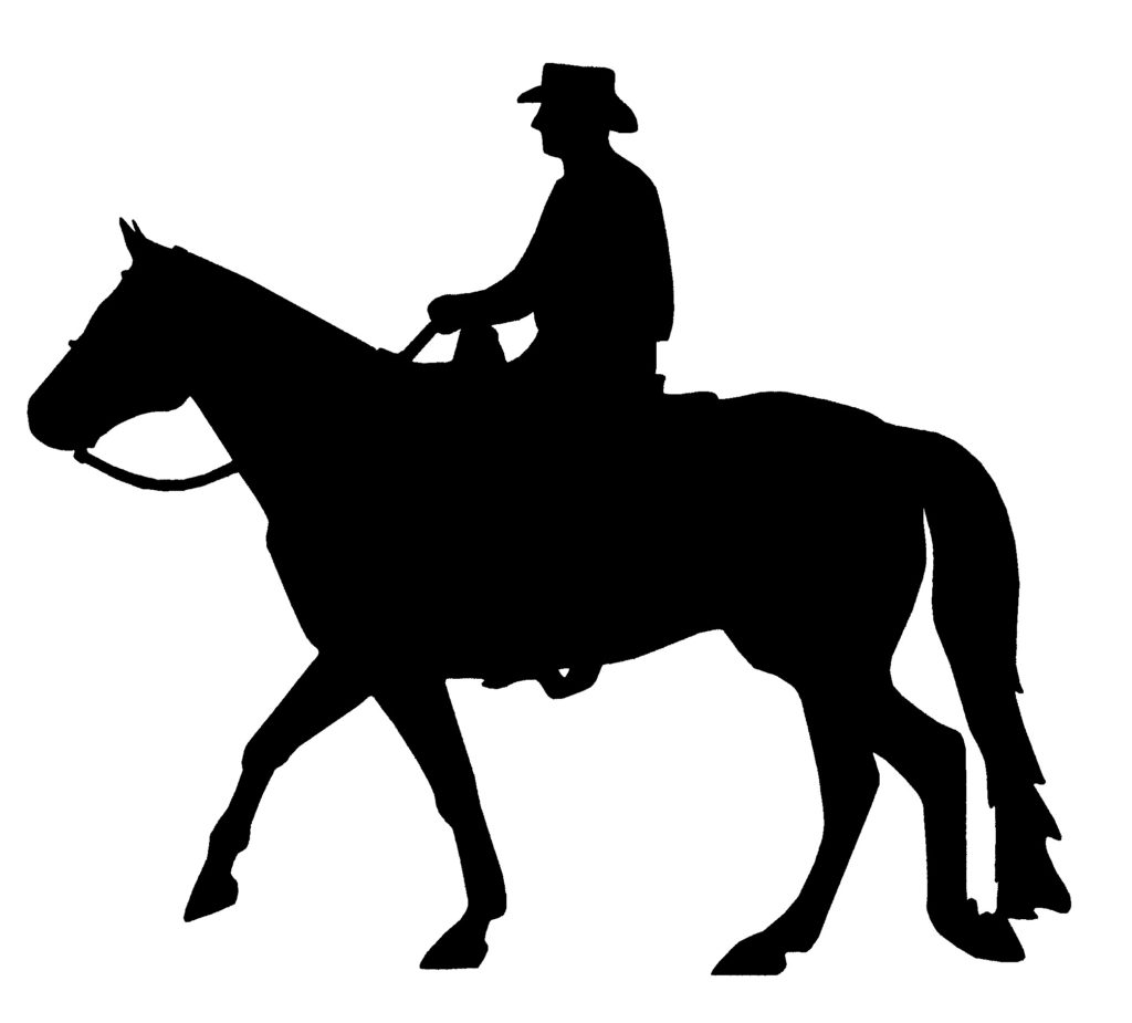 Man Trail Rider Reflective Decal - EquestriSafe, LLc